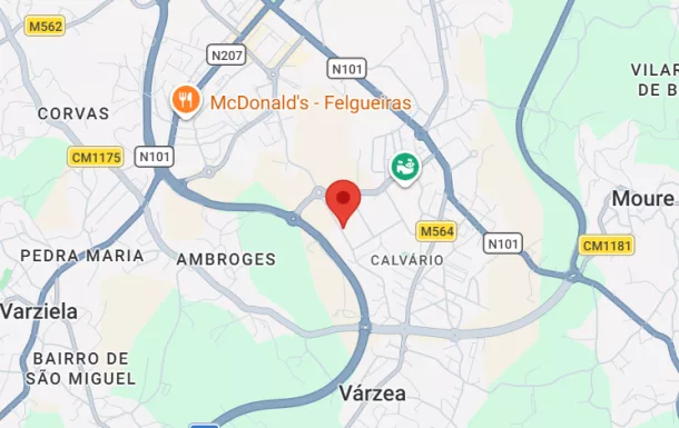 Mapa de localização da loja INTERSPORT Felgueiras