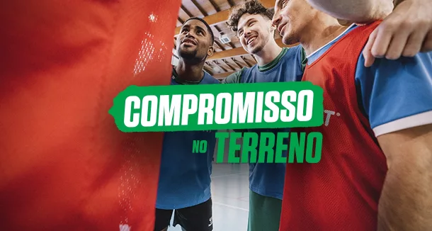 O desporto vive-se em campo, onde tudo acontece.